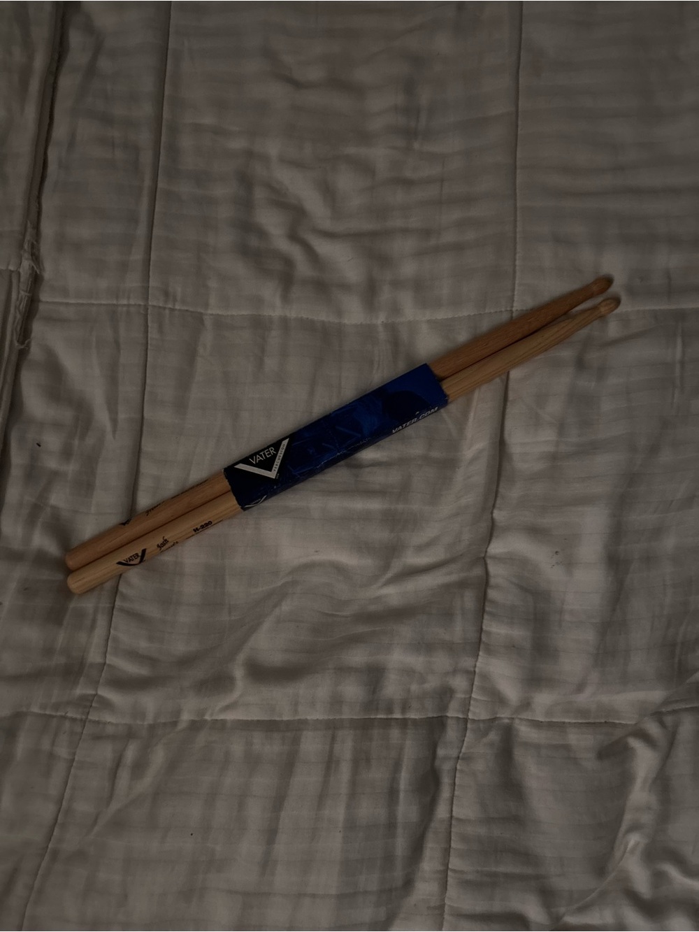 Vater Wood Drumsticks with Blue Sleeve